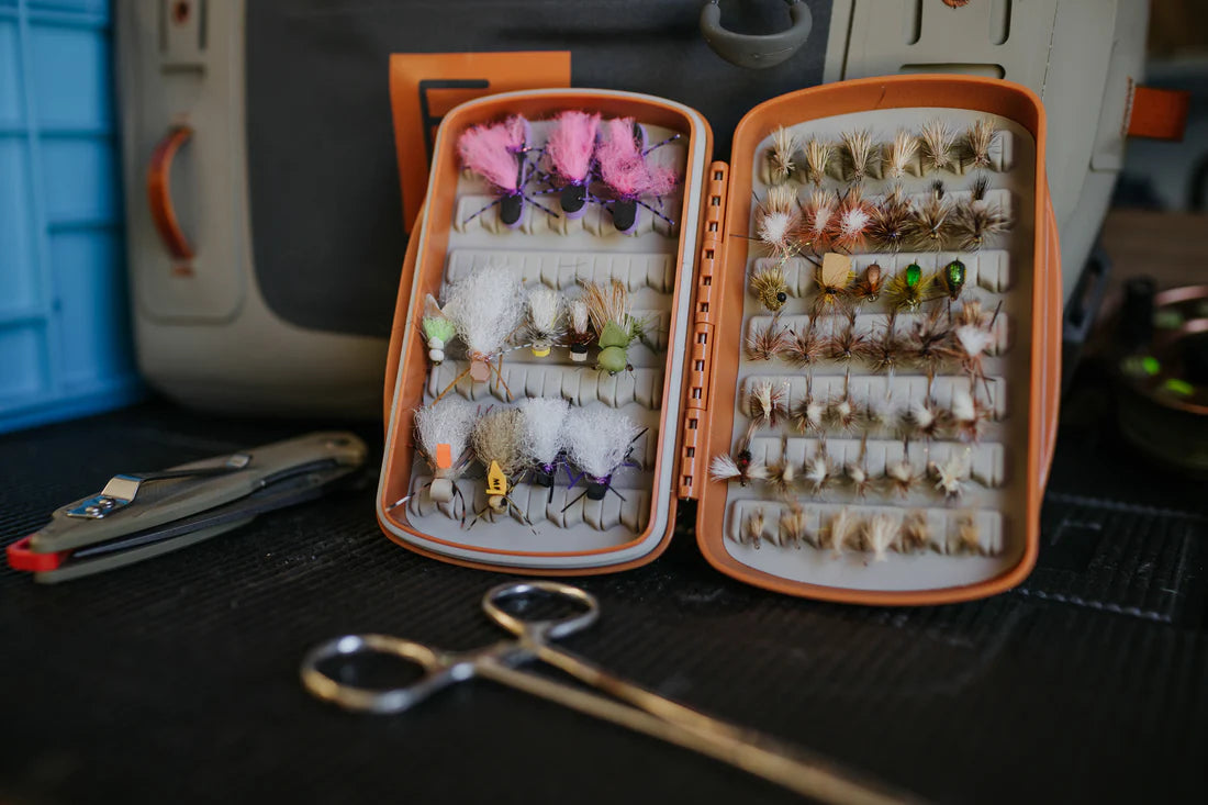 acky Pescador Fly Box - Small - Burnt Orange