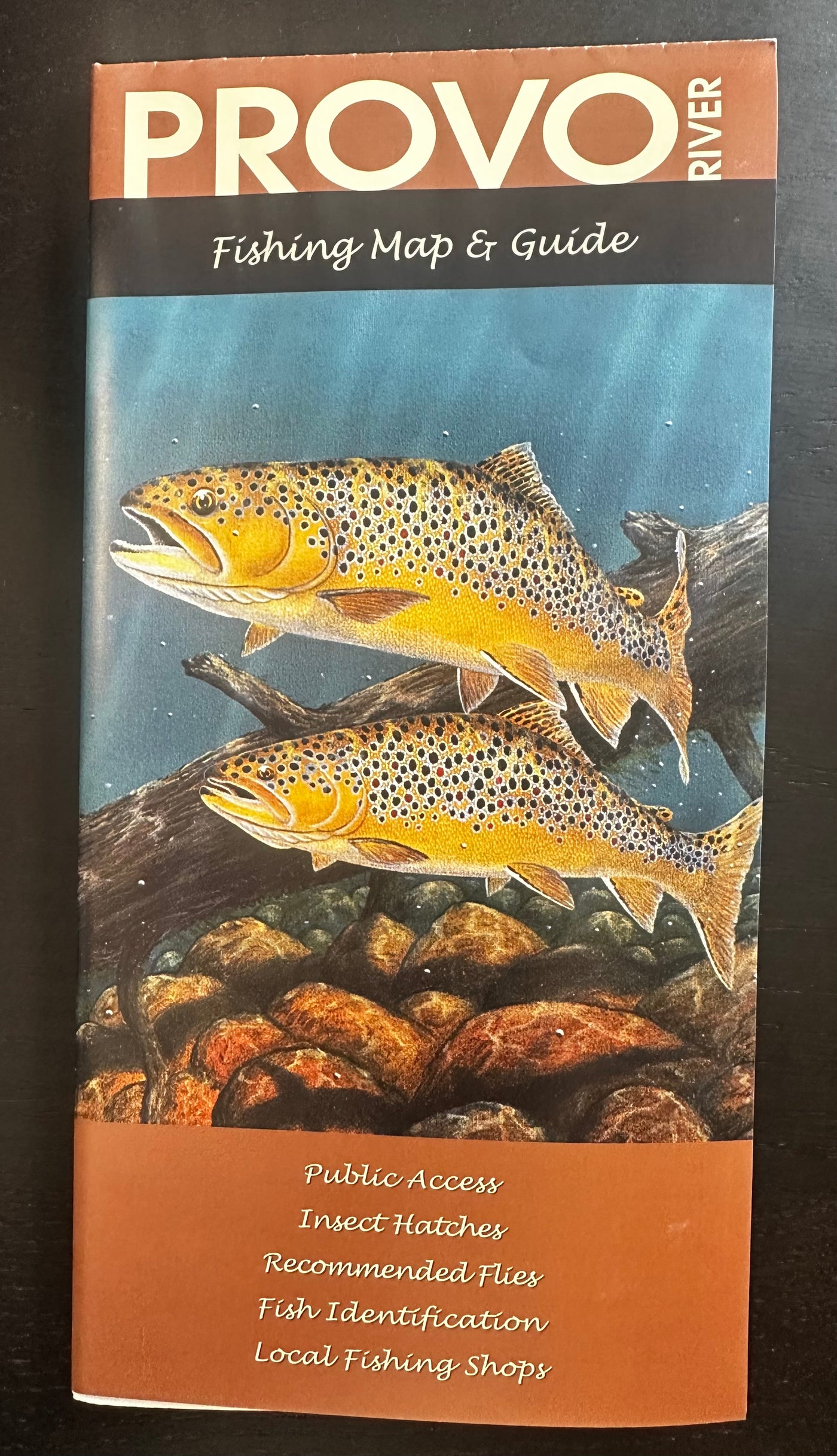 Fishing Map and Guide for Utah's Provo River